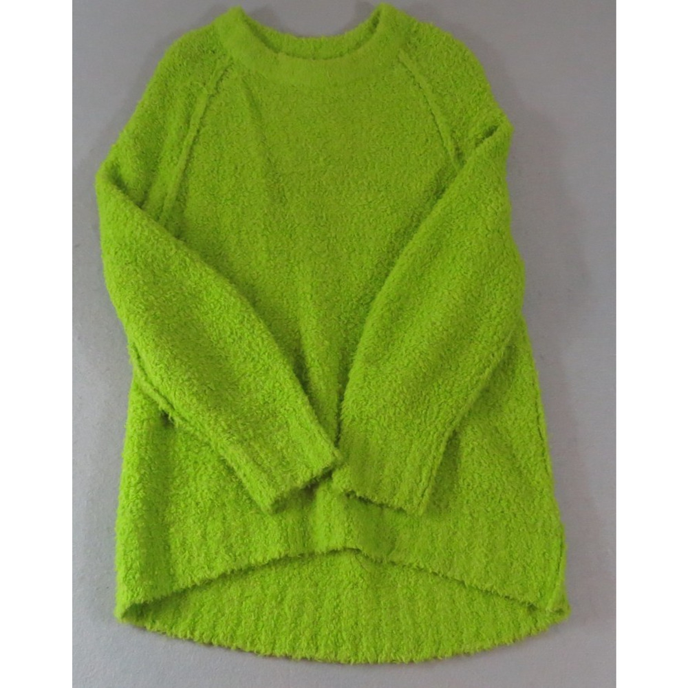 Free People Teddy Tender Shoots Wool Blend Oversized Tunic Sweater Women's Small